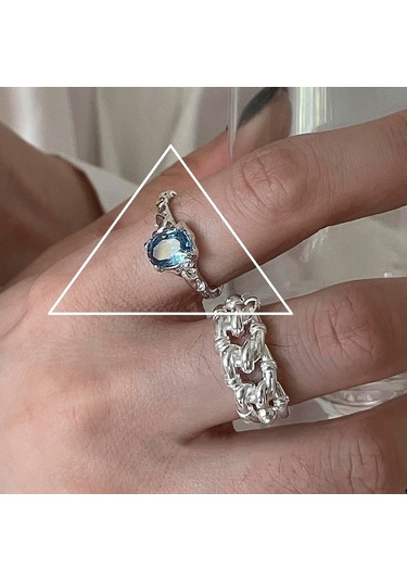 Happy Smile Face Love Wear Combination Ring, Color: J3381 Çok Renkli