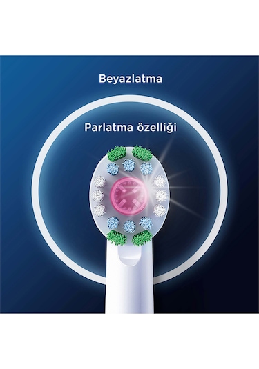 Oral-B Şarjlı Diş Fırçası Yedek Başlığı 3D White X-Filament 4 Adet Ürün