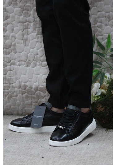 Pierre Cardin 63574 Siyah Ürün İç Ve Dış Hakiki Deri Erkek Ayakkabı Siyah