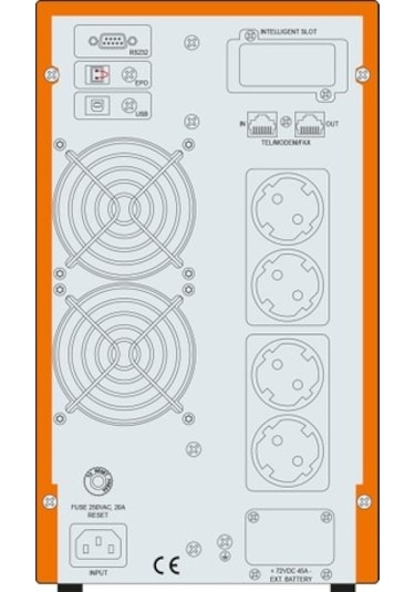 Makelsan Powerpack SE 3 KVA 6 x 9 Ah Online UPS Güç Kaynağı