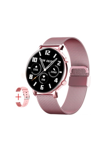 Geeksen 1.28 İnç Ips Ekranlı Akıllı Saat - Ip67 Su Geçirmez, Spor Modları, Uyku İzleme, Müzik Kontrol, İos/android Uyumlu, Pembe Kasa, Gül Altın Milan Ve Pembe Silikon Kordon Geeksen 1.28 İnç Ips Ekranlı Akıllı Saat - Ip67 Su Geçirmez, Spor Modları, Uyku İzleme, Müzik Kontrol, İos/android Uyumlu, Pembe Kasa, Gül Altın Milan Ve Pembe Silikon Kordon