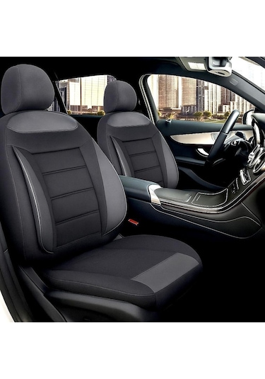 Renault Clio 4 Araçlara Uyumlu Tam Takım Flex S Model Oto Koltuk Kılıfı Siyah