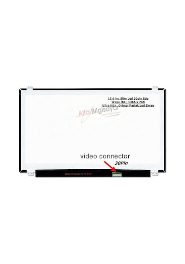 Alfabilgisayar Hp 250 G5 (X0N59Es), 250 G5 (X0N60Es) Uyumlu Ekran Lcd Panel 15.6