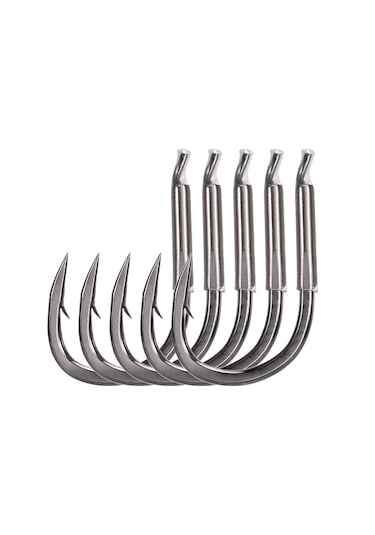 Yuntech01 10 Adet 16 Büyük Balık İçin Yüksek Karbon Çelik Oku Iğnesi - Keskin Uçlu, Dayanıklı, Zıplama Engeli, Deniz Balıkçılığı İçin