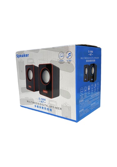 E1008 PC Laptop 1+1 Ses Sistemi 3.5 MM Jack USB Bilgisayar Hoparlörü