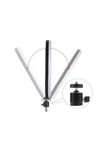 Soft Ring Light Mj33 13" 33cm Rgb Led Halka Işık Tripodlu Selfie Işığı Senalstore