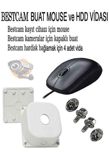 4 Kameralı Set 5 Mp Sony Lensli Full Hd Kamera Seti 500 Gb Hdd