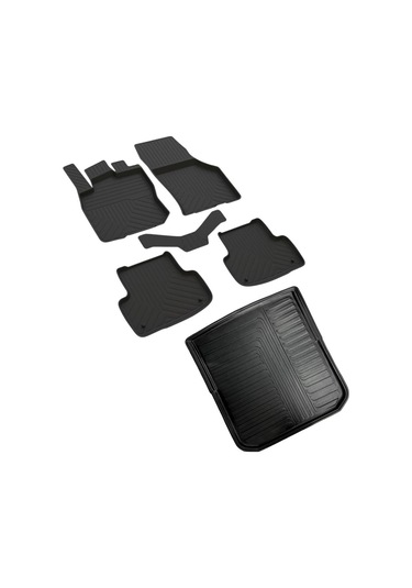 Skoda Octavia Ferrous 4D Havuzlu Kauçuk Paspas ve 3D Bagaj Havuzu 2021 ve Üstü