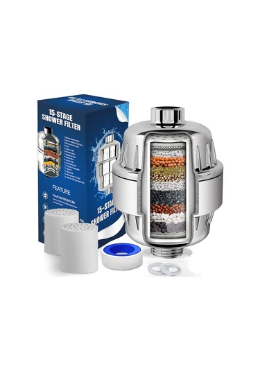 Sones 15 Katmanlı Duş Suyu Arıtma Cihazı Duş Filtresi