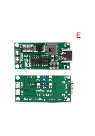 Çok Hücreli 2s 3s 4s Tip-c'den 8,4v 12,6v 16,8v Lipo Polimer Li-ıon Şarj Cihazı 3s 2a