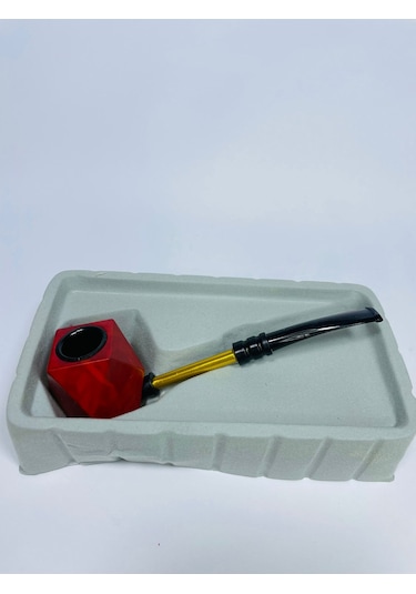 Alcan HG710 Ahşap Görünümlü Sert Akrilik Pipo 10 CM