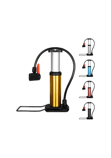 Lastik Hava Şişirme Pompası Motor Bisiklet Top Bot Aparatı Gri