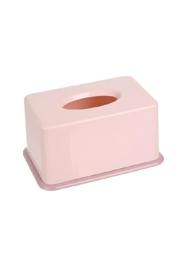 Adet Pembe Doku Tutucu Ev Islak Mendil Saklama Kutusu Masaüstü Tuvalet Kağıdı Saklama Kutusu Peçete Dağıtıcı Plastik Doku Kutusu