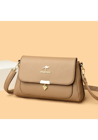 Yeni Stil Anne Çantası Omuz Askılı Çanta Atmosferik Kadın Çantası Dayanıklı Elde Taşınabilir Küçük Kare Çanta Haki Ana Resim Rengi Diğer