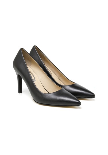 Topuklu/ Stiletto Kadın Rc-4001 Deriden Siyah Siyah
