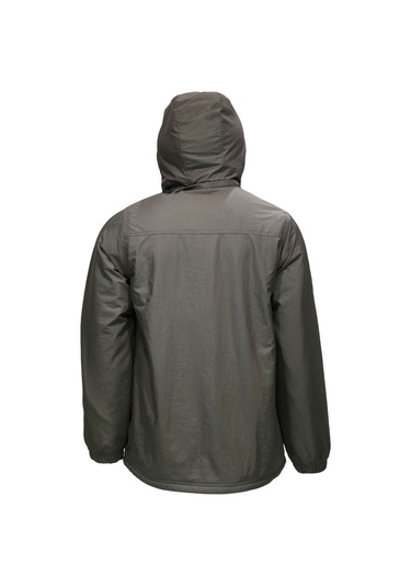 Erkek Kapitone Kapüşonlu Içi Peluşlu Haki Mont 001