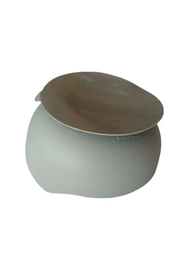 Jojobebek Silikon Vakumlu Kase, Silikon Çatal-kaşık, Silikon Pipetli Bardak, Çerez Kapağı, Önlük / Gri