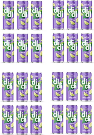 Çaykur Didi Bergamot Aromalı Soğuk Çay 330 Ml X 24 Adet