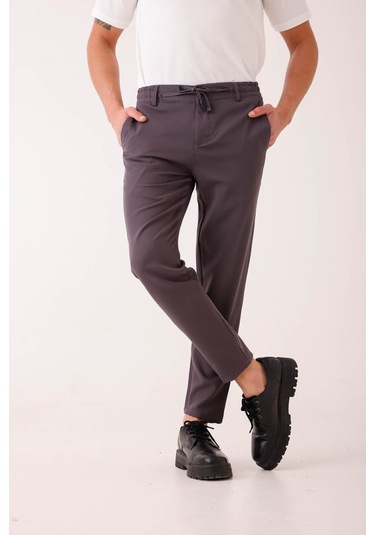 Splendor Bağcıklı Pantolon - Antrasit Antrasit