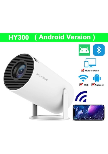 Salange HY300 1080P 1+8 GB Android Akıllı Projeksiyon Cihazı