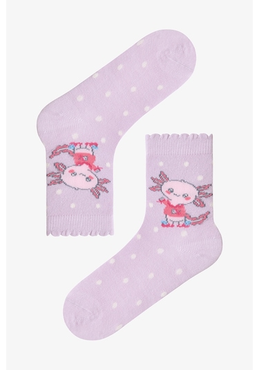 Penti Lila Kız Çocuk Lilac Axolot 2'li Soket Çorap