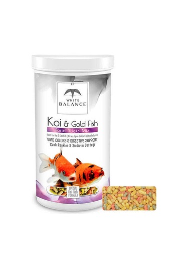 White Balance Koi-Gold Fish Pond Sticks Mix 1000 Ml