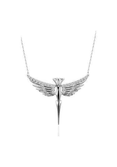 Pırlanta Tektaş Melek  Kolye