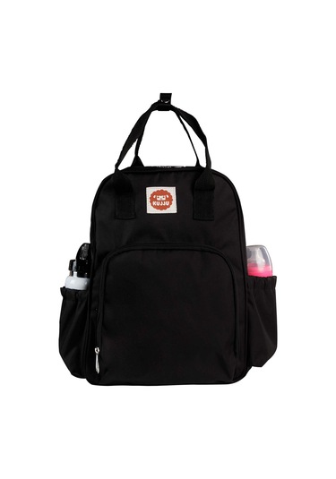 Kujju Anne Bebek Bakım Sırt Çantası Siyah