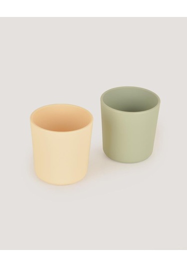 Mini Bebek Bardakları 2'li Sage Green - Vanillia