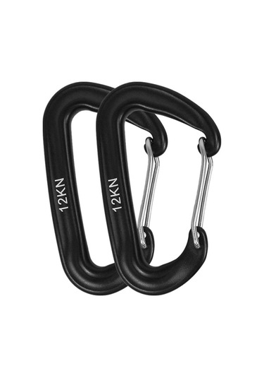 Novahub 6 Adet 12kn Dayanıklı Alüminyum Karabina - Kamp, Hiking Ve Ev Kullanımı İçin Çok Renkli, Küçük Boyutlu Çok Renkli