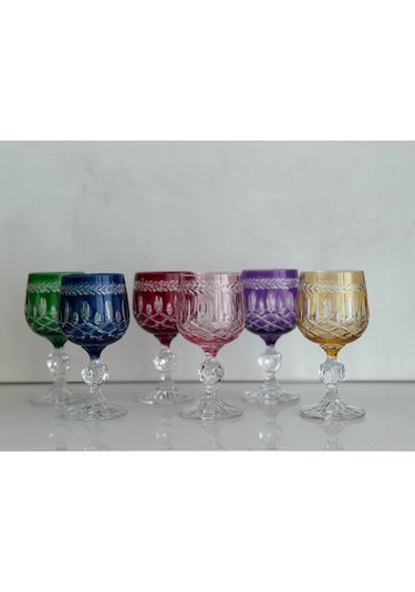 Bohemia Kristal Kahve Yanı Su Bardağı 150 Cc 6 Adet Beyaz