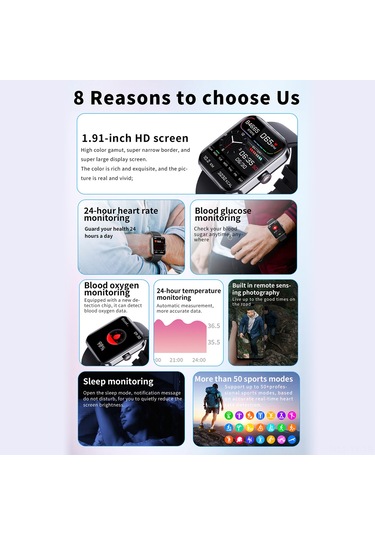 Teltree F57l 1.91" Ips Lcd Bt5.1 Bluetooth Akıllı Saat (İthalatçı Garantili)