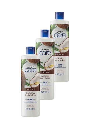 Avon Care Hindistan Cevizi Yağı Içeren Vücut Losyonu 3 x 400 ML