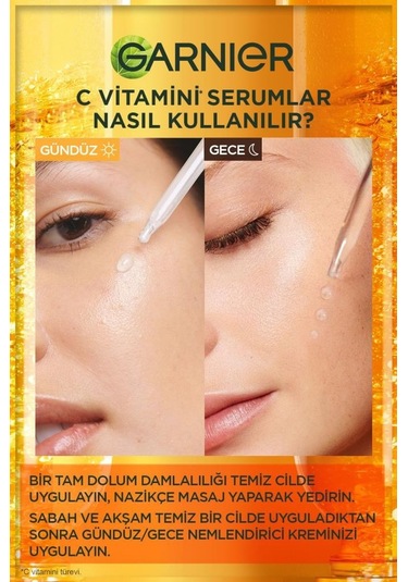 Garnier C Vitamini Süper Aydınlatıcı Serum 30 ML + Aydınlatıcı Gece Serumu 30 ML