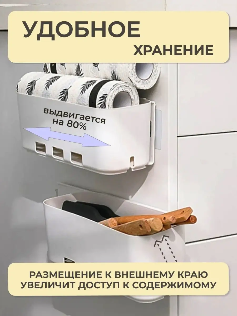 Vkarman Lavabo Altı İçin Çekmeceli Düzenleyici Raf 158183298 Beyaz