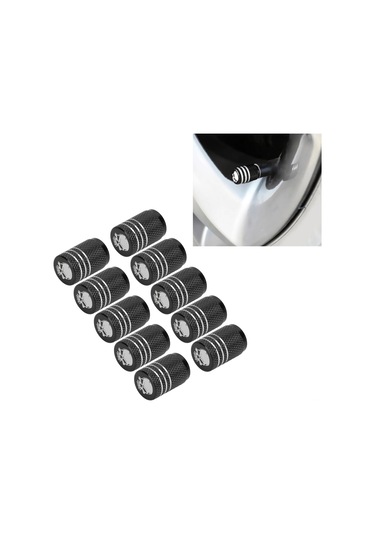 Lemestar Zinc Alloy Skull Tire Valve Caps 10 Adet - Evrensel Uygulama, Toz/su Koruma, Araçlar İçin Stili Ve Dayanıklılığı Birleştirir