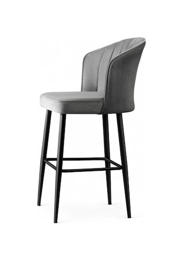 Mymassa Rubi Bar Sandalyesi Gri