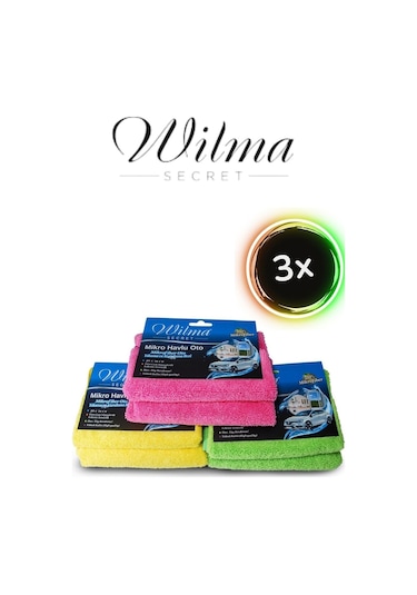 Wilma Secret Mikrofiber Havlu 3'lü 50 x 70 CM
