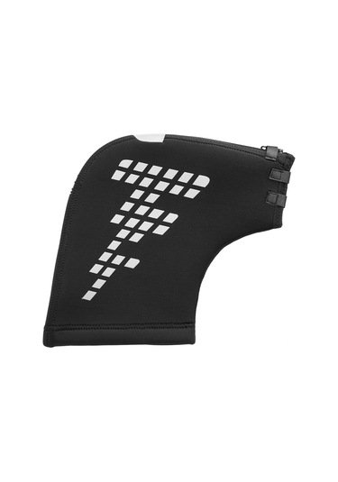 Xindoker Sbr Ve Spandex Mont Bisiklet Eldiveni - Yansıtıcı Bantlı, Rüzgar Ve Soğuk Korumalı, 205g Ağırlık Siyah