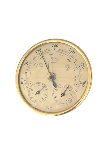 Jms Hassas 3'ü 1 Arada Barometre Termometre İç Ve Dış Mekan Kullanımı İçin Higrometre Nem Ölçer
