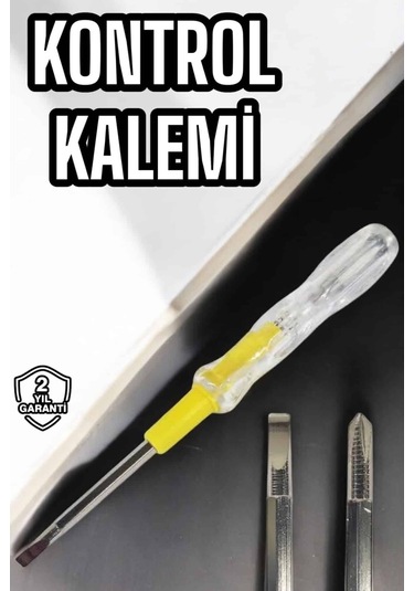 Test Cihazı Kontrol Kalemi Çift Başlıklı Şeffaf Elektrik Testi