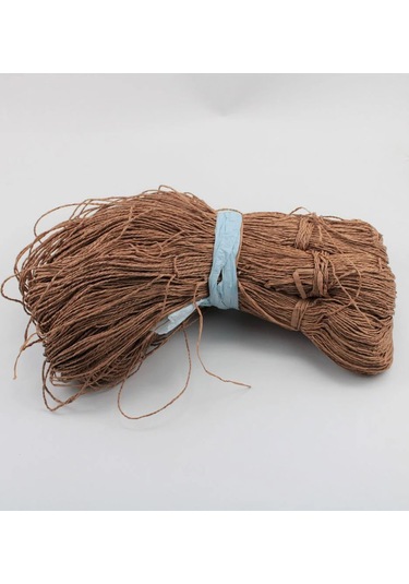 Koyu Taba Renk Çile Kağıt İp Çanta Ipi Supla Ipi No:34 - 550-600 Gr