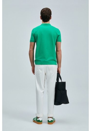 Lufian Erkek Polo Yaka T Shirt 111040206 Açık Yeşil Açik Yeşil