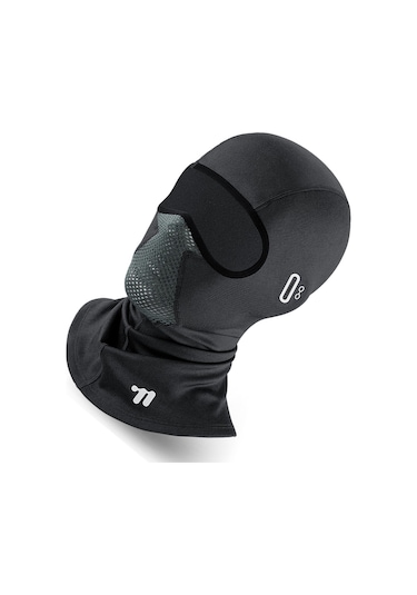 Wezone Kışlık Balaklava: Gözlük Delikli, Nefes Alabilir, Reflektif Motosiklet Ve Kayak Maskesi Siyah