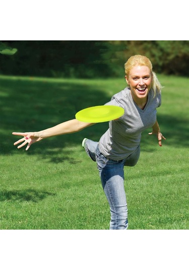 Frizbi Fırlatma Diski 5-li Set 24 Cm Bahçe Plaj Kumsal Oyuncağı