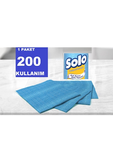 Solo Hijyenik Temizlik Bezi 5 x 10'lu 33 x 30 CM