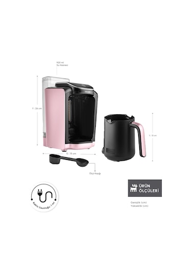 Karaca Hatır Otomatik Su Hazneli Türk Kahve Makinesi