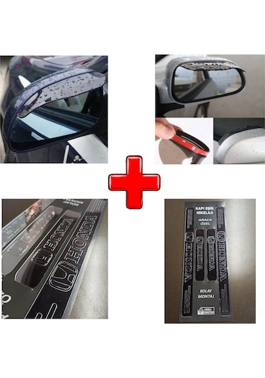 Honda Hr-V Uyumlu Kapı Eşiği Ve Ayna Yağmur Koruyucu (554254075)
