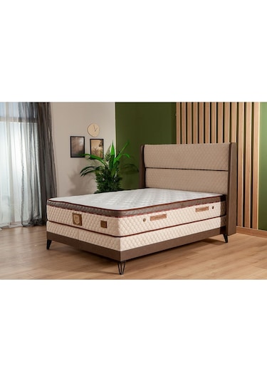 Süper Çift Kişilik Yatak Seti 150x200 / Ortopedik Yatak - Baza - Başlık