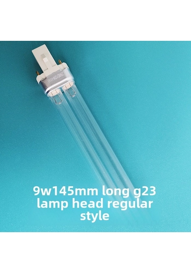 Qingmipy H-şekilli Uv C Dezenfeksiyon Lambası, 9w Kuvars Işık Kaynağı, G23 Bağlantı, 145mm, Ev Ve Okul İçin Bakteri Ve Virüs Yok Edici